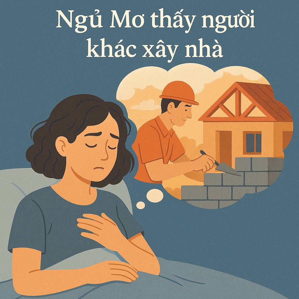 Mơ thấy người khác xây nhà là điềm gì? Đánh số mấy?