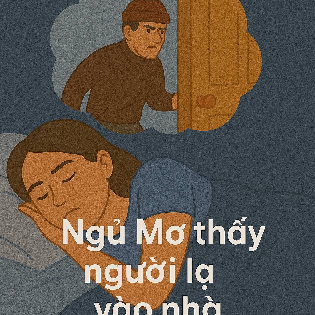 Mơ thấy người lạ vào nhà là điềm gì? Đánh số mấy?