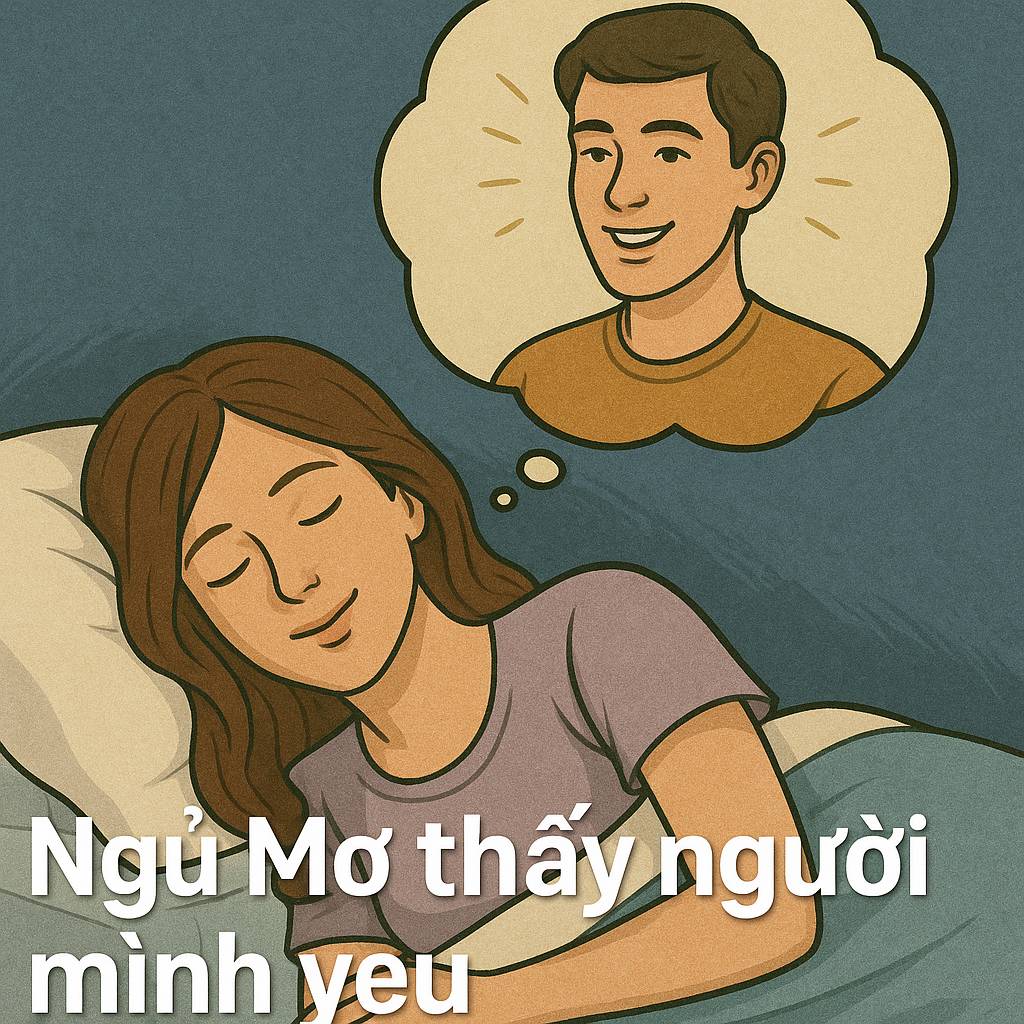Mơ thấy người mình yêu là điềm gì? Đánh số mấy