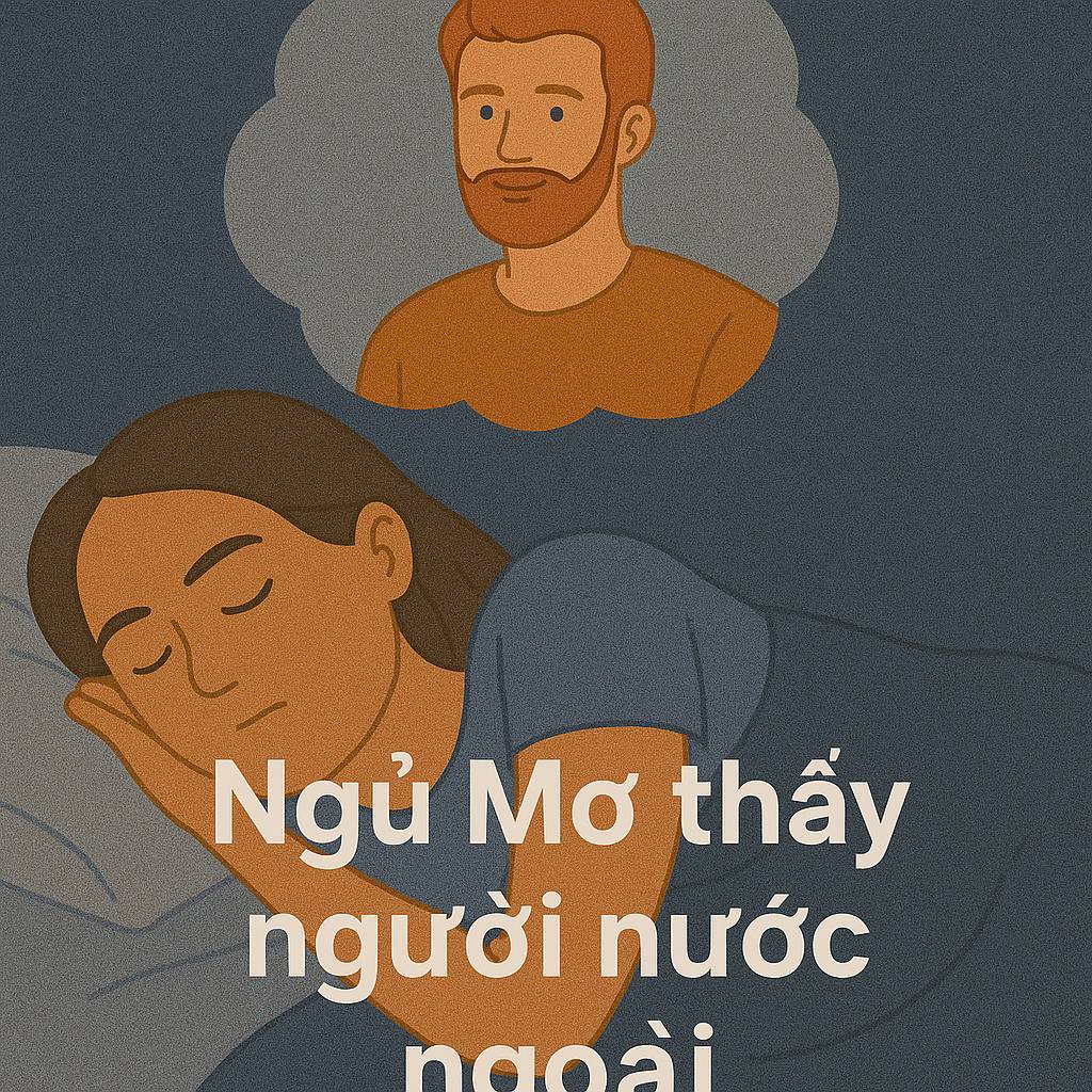 Mơ thấy người nước ngoài là điềm gì? Đánh số mấy?