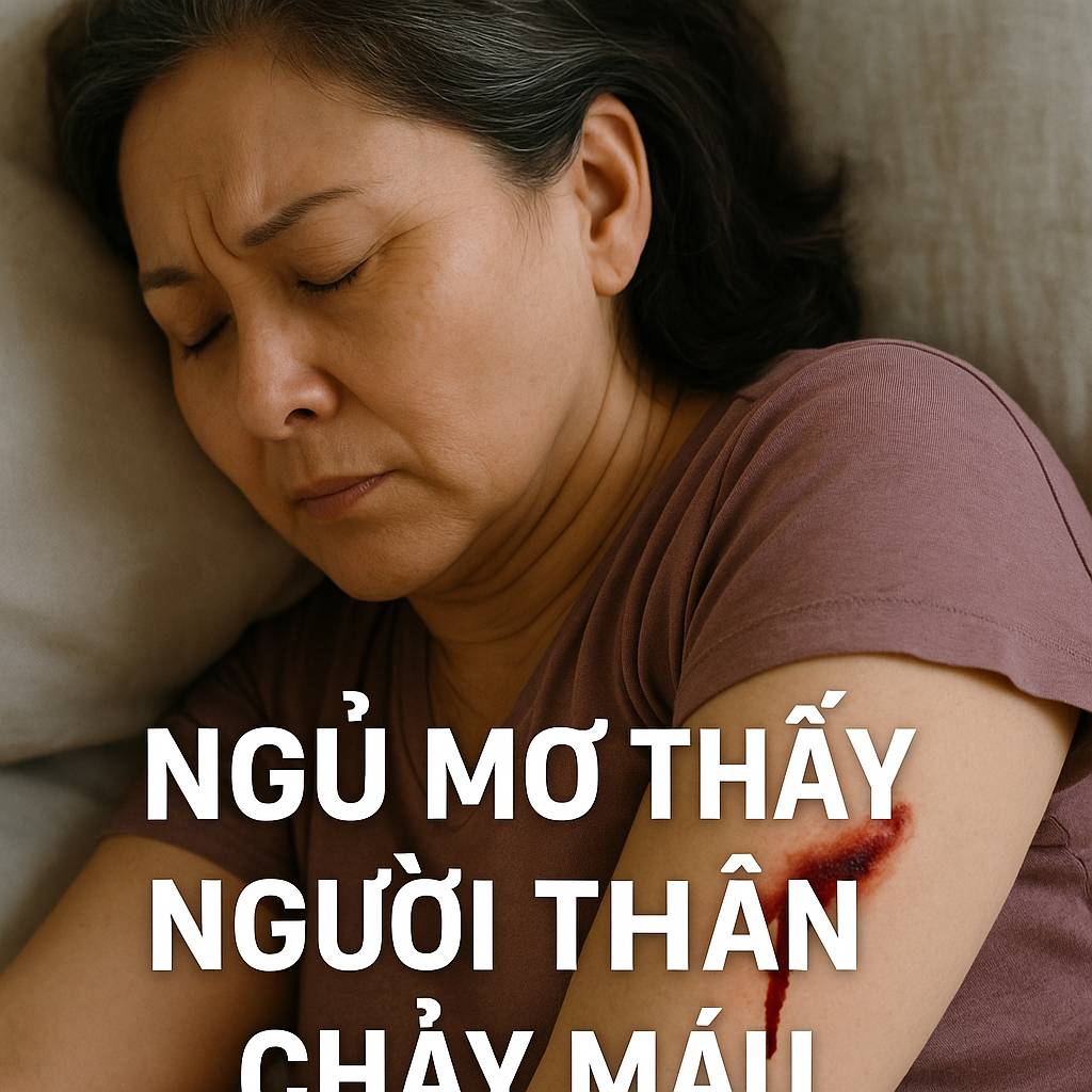 Mơ thấy người thân chảy máu là điềm gì? Đánh số mấy