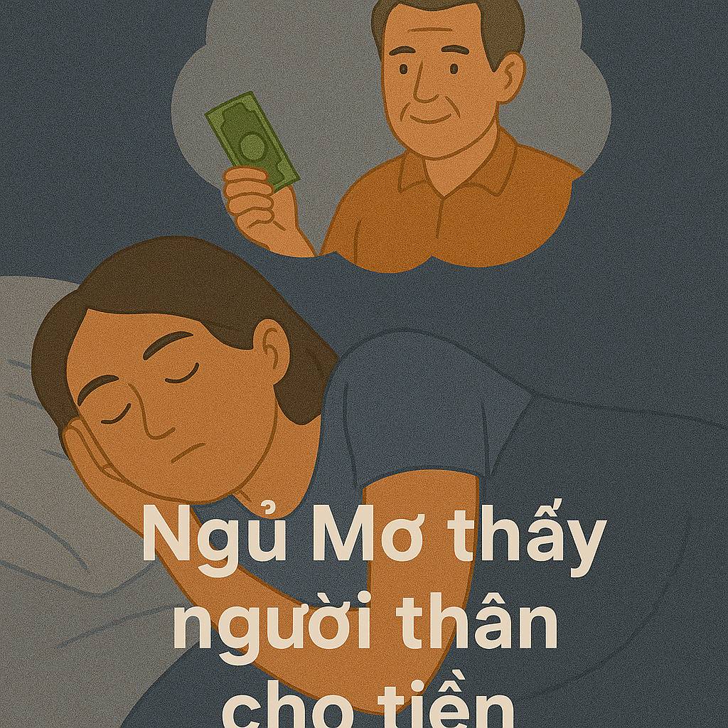 Mơ thấy người thân cho tiền là điềm gì? Đánh số mấy