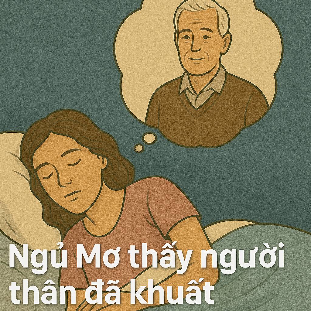 Mơ thấy người thân đã khuất là điềm gì? Đánh số mấy