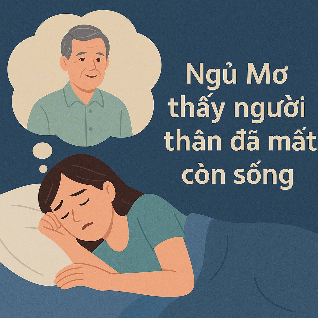 Mơ thấy người thân đã mất còn sống là điềm gì? Đánh số mấy