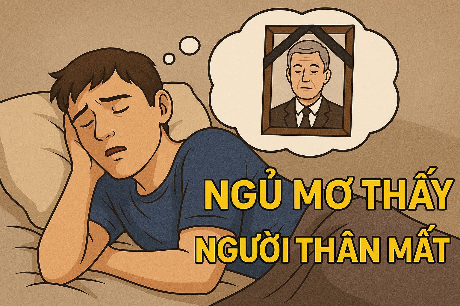 Mơ thấy người thân mất là điềm gì? Đánh số mấy chuẩn?