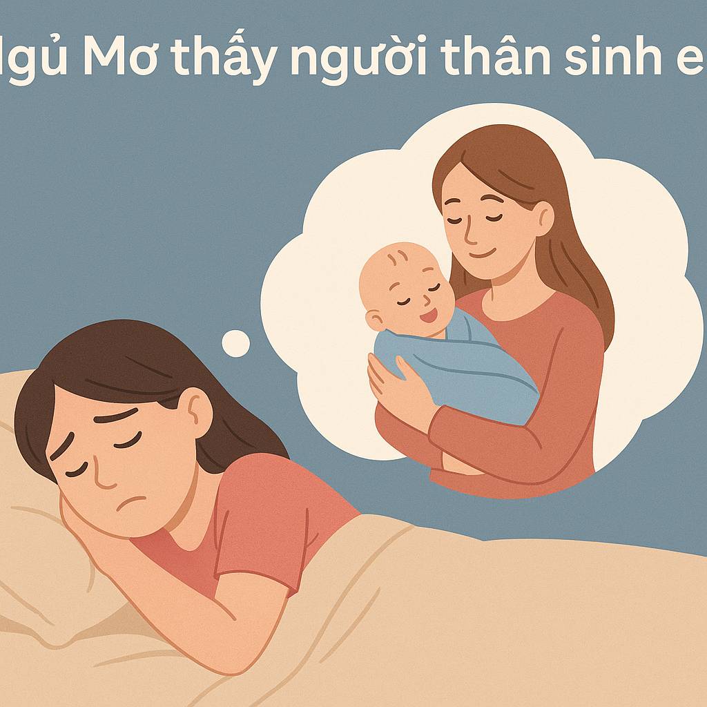 Mơ thấy người thân sinh em bé là điềm gì? Đánh số mấy?