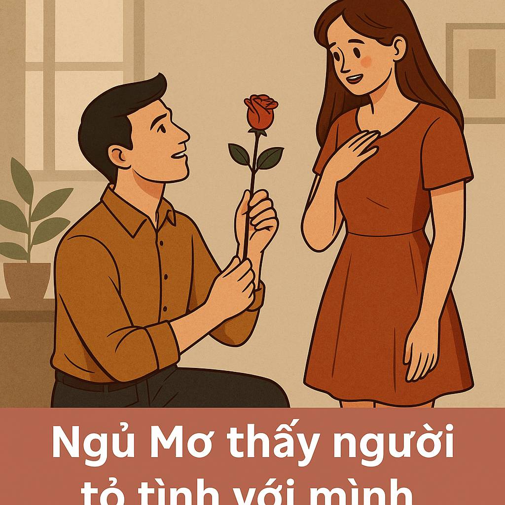 Mơ thấy người tỏ tình với mình là điềm gì? Đánh số mấy