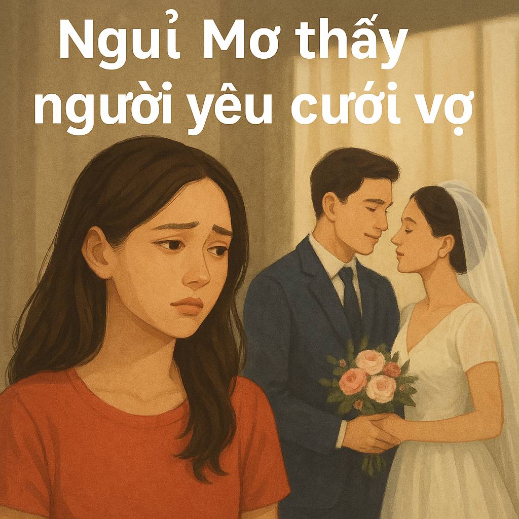 Mơ thấy người yêu cưới vợ là điềm gì? Đánh số mấy