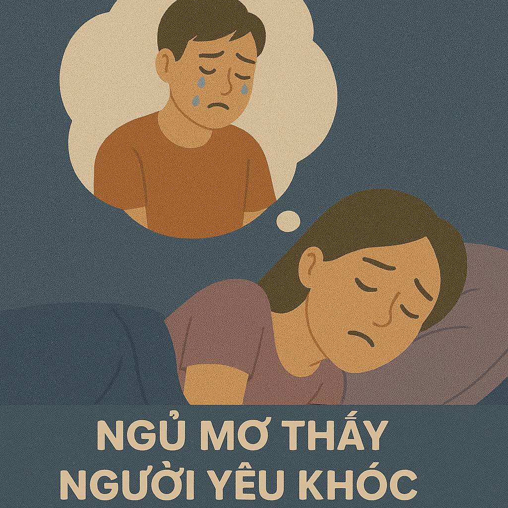 Mơ thấy người yêu khóc là điềm gì? Đánh số mấy?