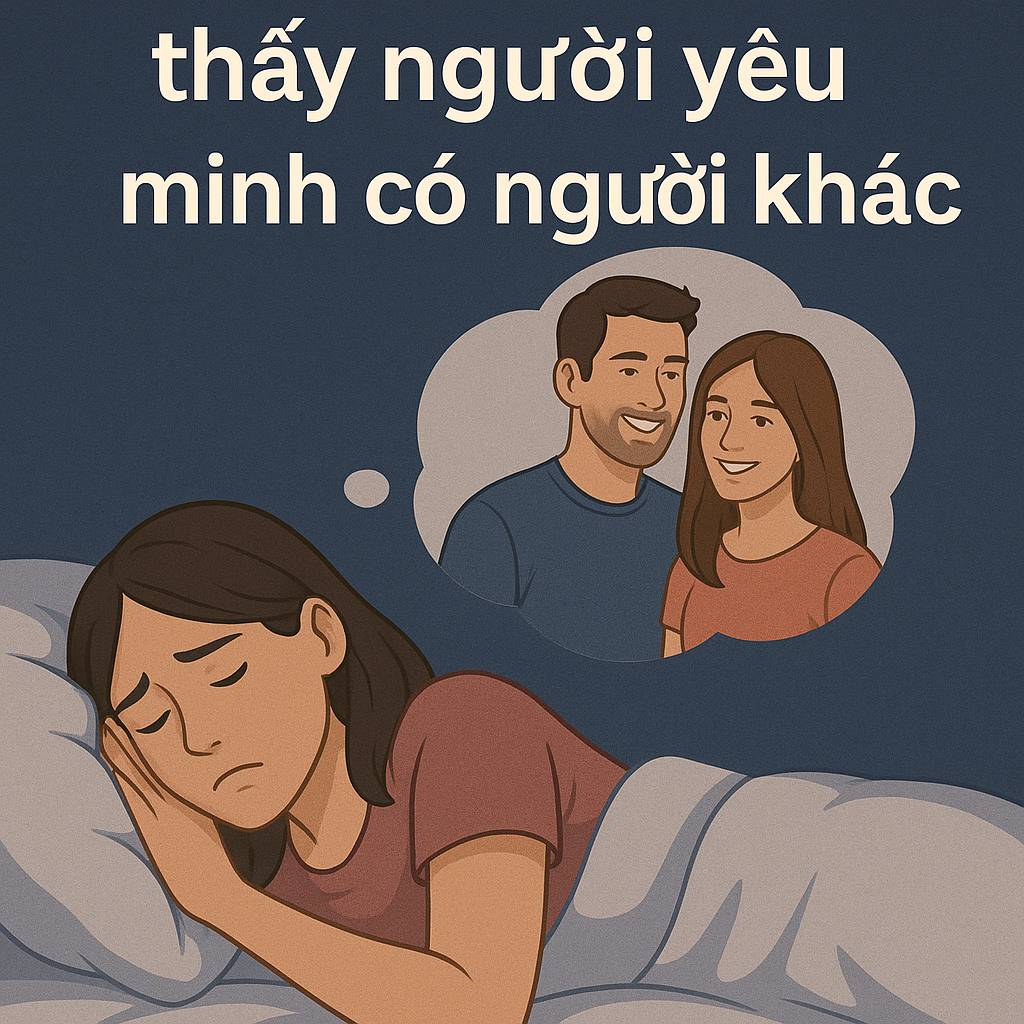 Mơ thấy người yêu mình có người khác là điềm gì? Đánh số mấy?