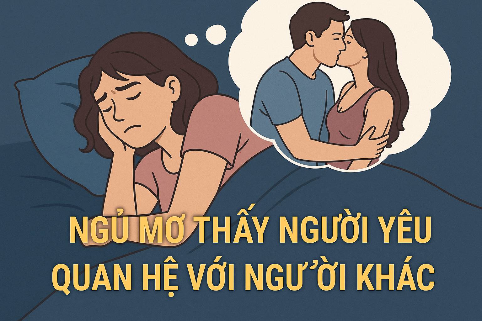 Mơ thấy người yêu quan hệ với người khác là điềm gì? Đánh số mấy?