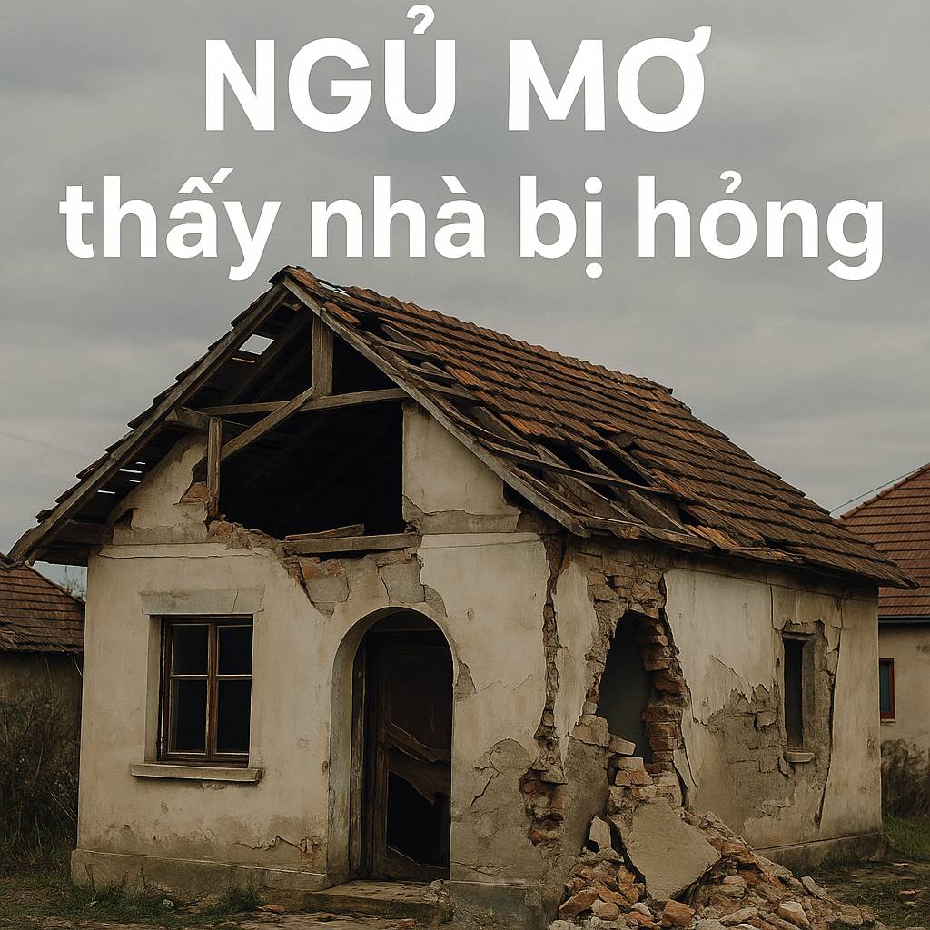 Mơ thấy nhà bị hỏng là điềm gì? Đánh số mấy?