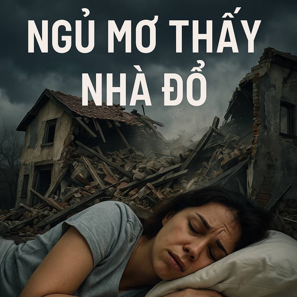 Mơ thấy nhà đổ là điềm gì? Đánh số mấy