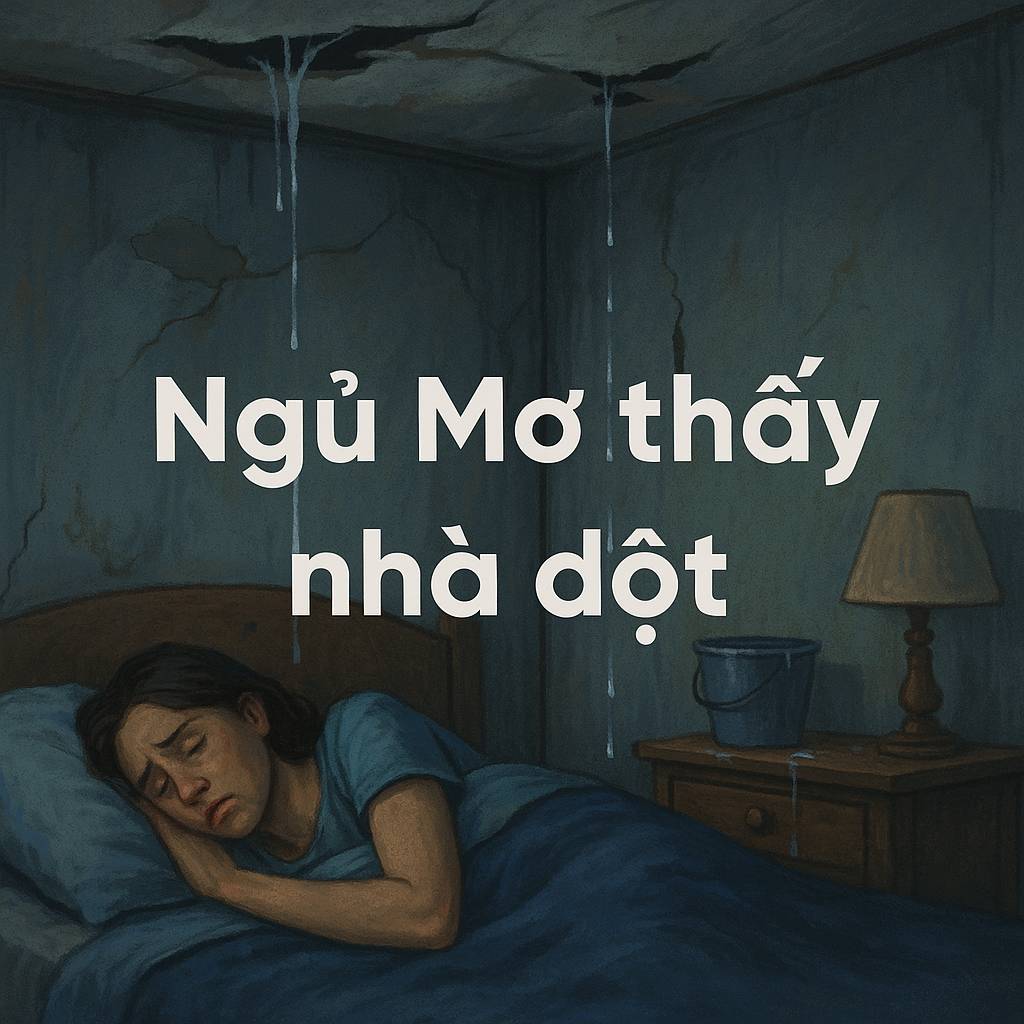 Mơ thấy nhà dột là điềm gì? Đánh số mấy?