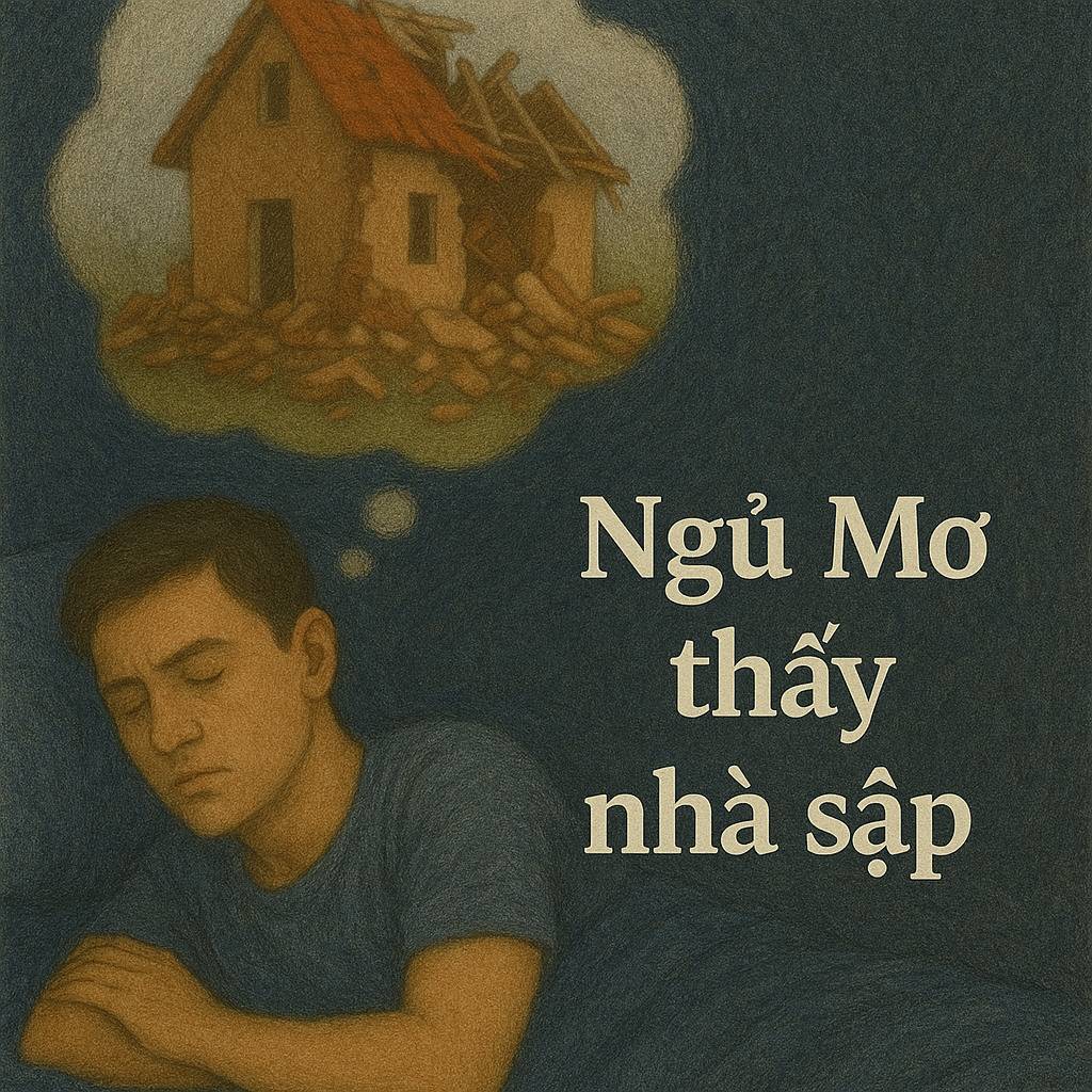 Nằm mơ thấy "nhà sập" là điềm gì, đánh con số nào?