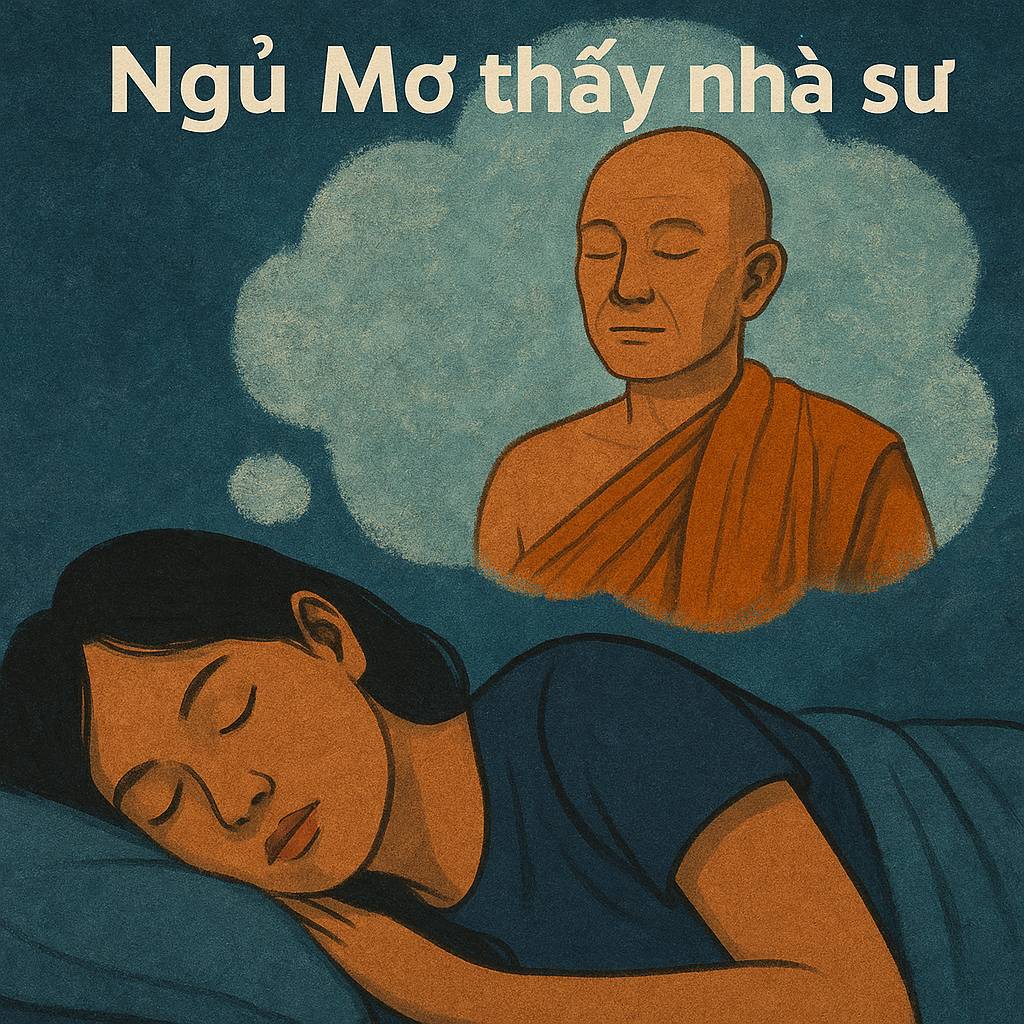 Mơ thấy nhà sư là điềm gì? Đánh số mấy?