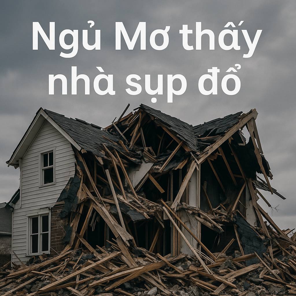 Mơ thấy nhà sụp đổ là điềm gì? Đánh số mấy