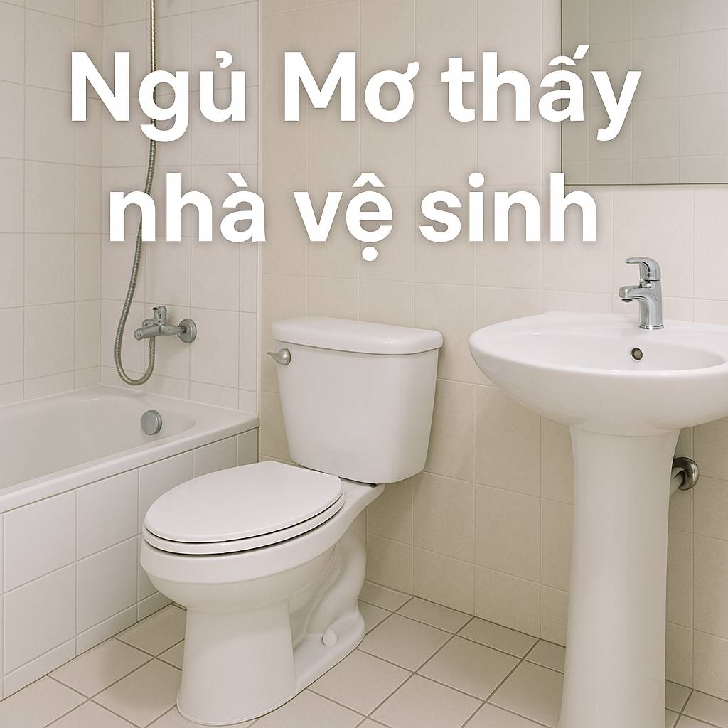 Mơ thấy nhà vệ sinh là điềm gì? Đánh số mấy