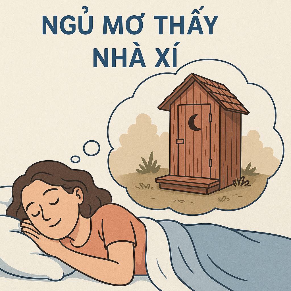 Mơ thấy nhà xí là điềm gì? Đánh số mấy