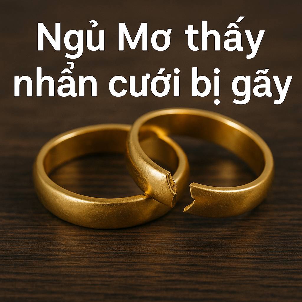 Mơ thấy nhẫn cưới bị gãy là điềm gì? Đánh số mấy?