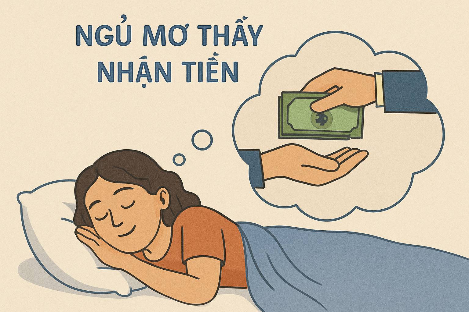 Mơ thấy nhận tiền là điềm gì? Đánh số mấy