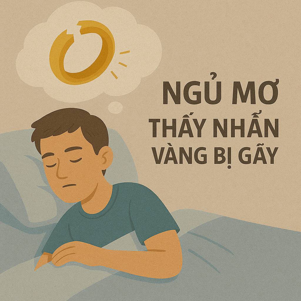 Mơ thấy nhẫn vàng bị gãy là điềm gì? Đánh số mấy