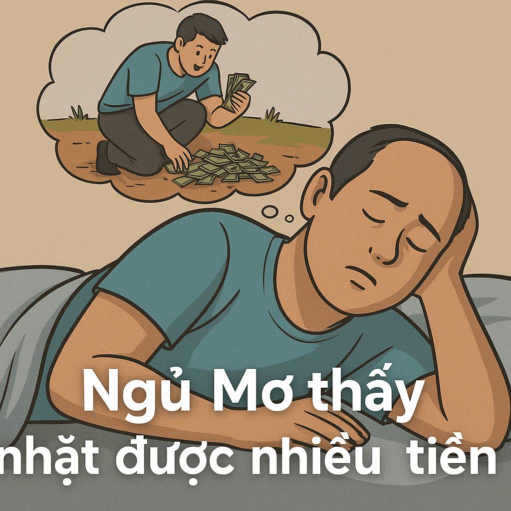 Mơ thấy nhặt được nhiều tiền là điềm gì? Đánh số mấy