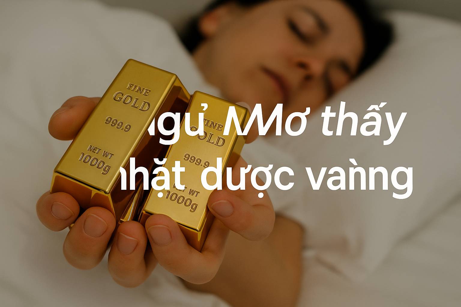 Mơ thấy nhặt được vàng là điềm gì? Đánh số mấy