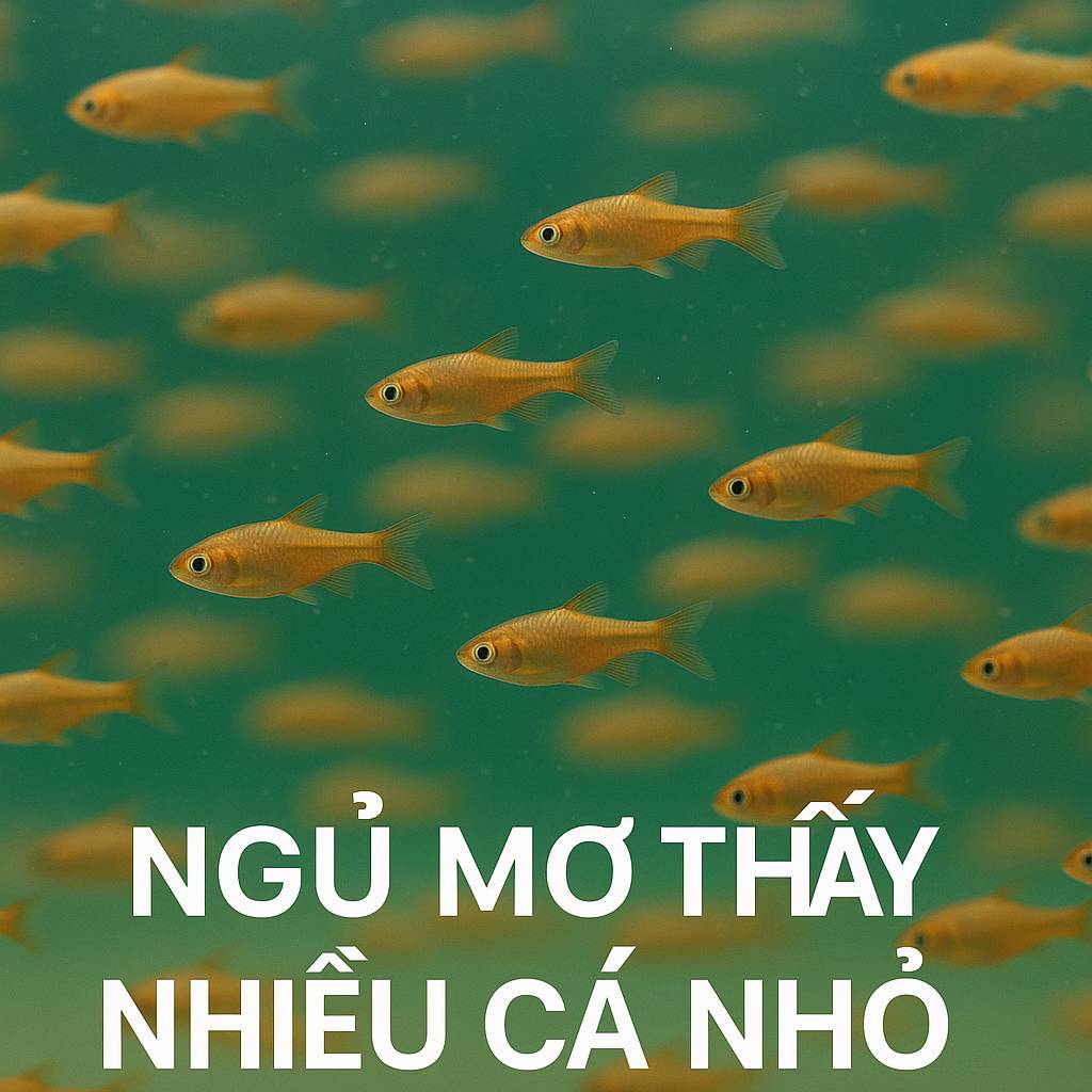 Mơ thấy nhiều cá nhỏ là điềm gì? Đánh số mấy