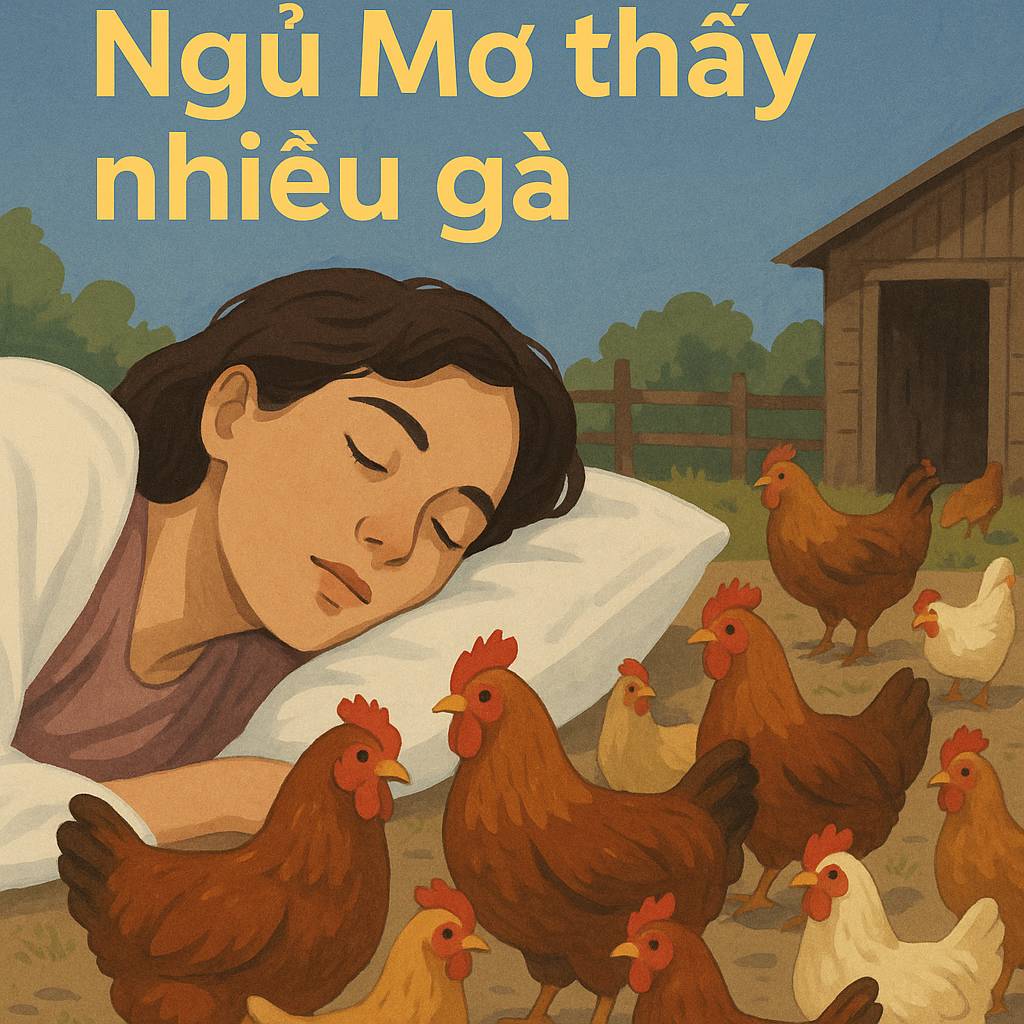 Mơ thấy nhiều gà là điềm gì? Đánh số mấy?