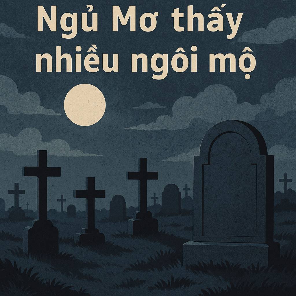 Mơ thấy nhiều ngôi mộ là điềm gì? Đánh số mấy để gặp may?