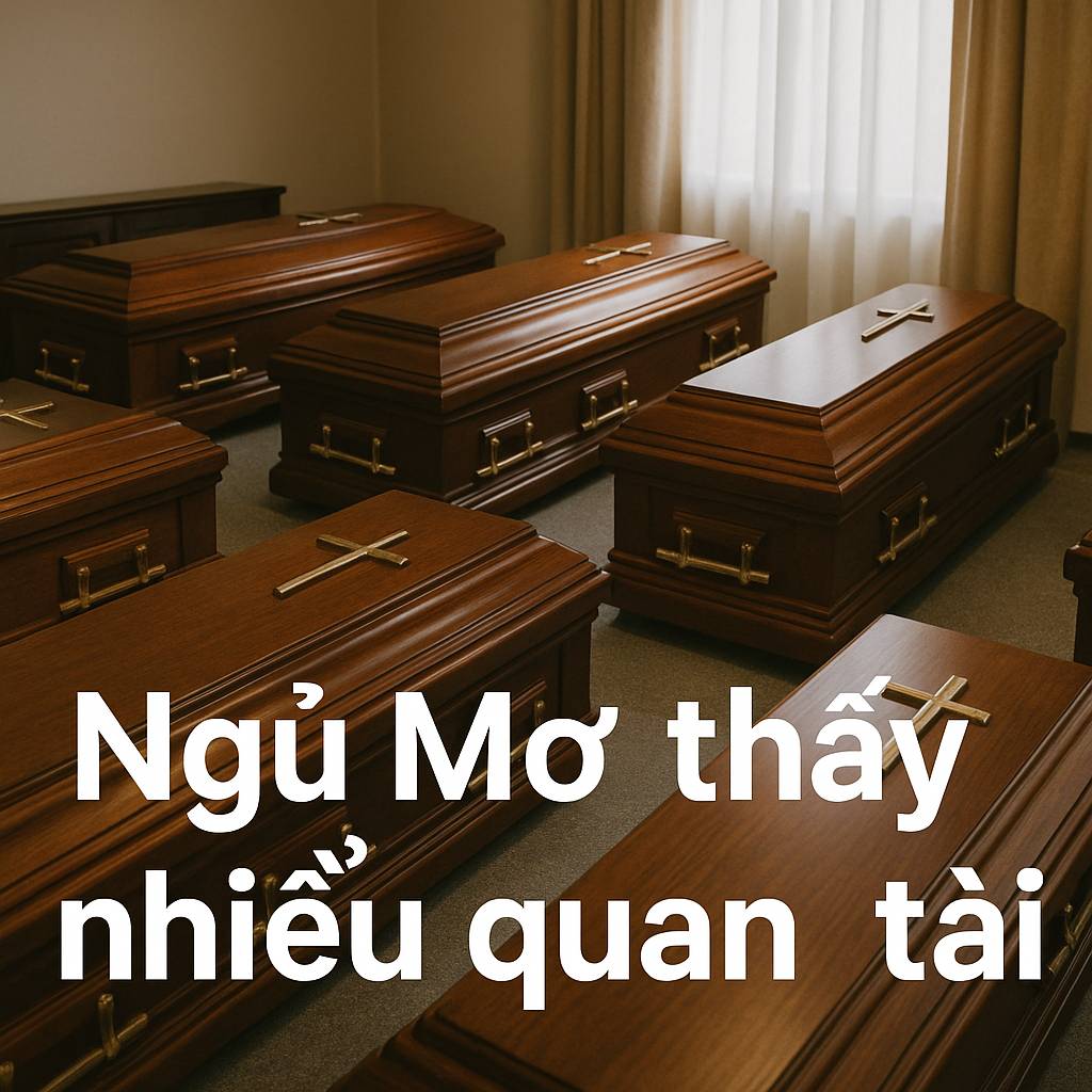 Mơ thấy nhiều quan tài là điềm gì? Đánh số mấy