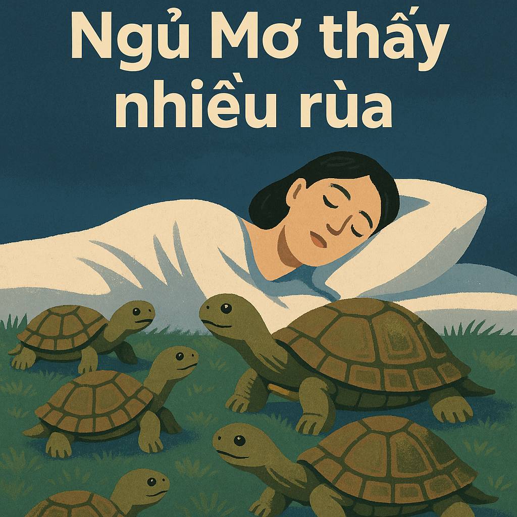 Mơ thấy nhiều rùa là điềm gì? Đánh số mấy