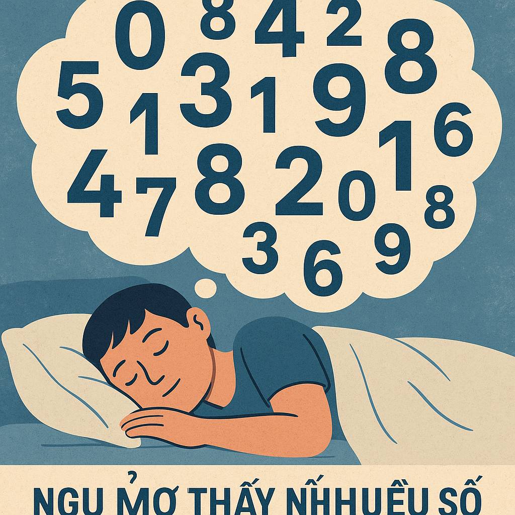 Mơ thấy nhiều số là điềm gì? Đánh số mấy?