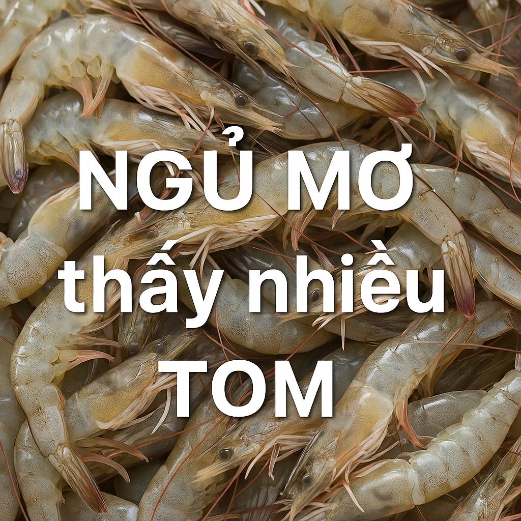 Mơ thấy nhiều tôm là điềm gì? Đánh số mấy