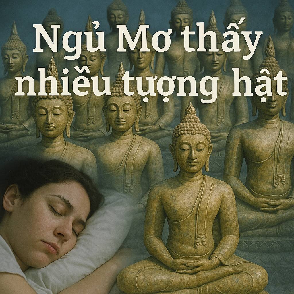 Mơ thấy nhiều tượng Phật là điềm gì? Đánh số mấy