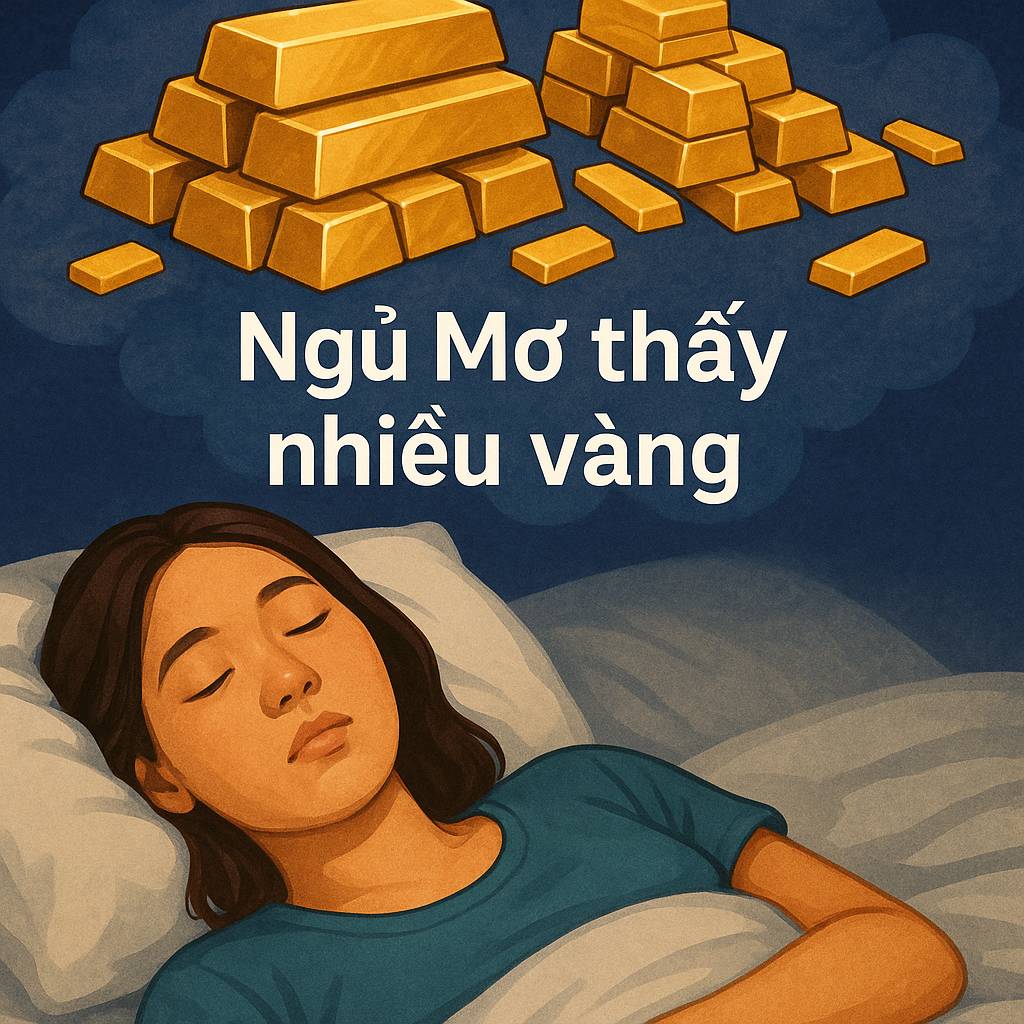 Mơ thấy nhiều vàng là điềm gì? Đánh số mấy?