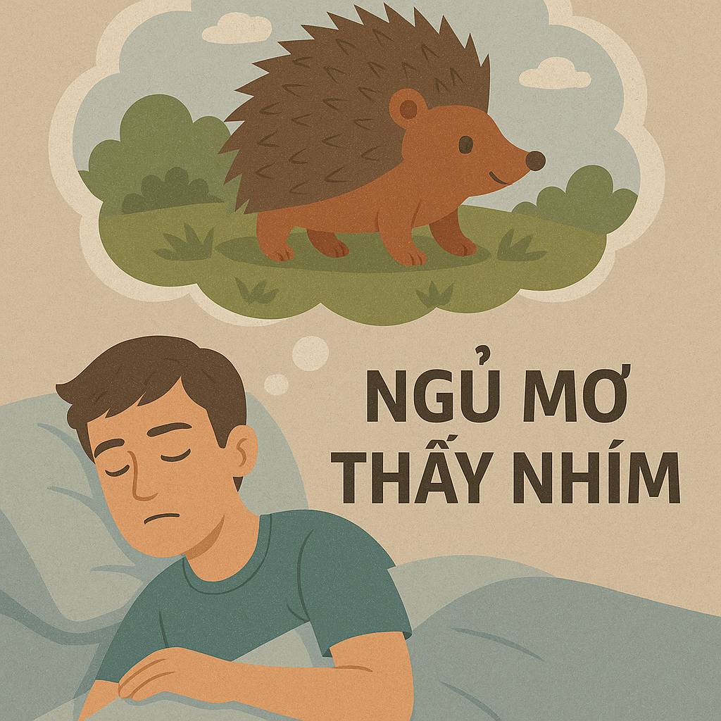 Mơ thấy nhím là điềm gì? Đánh số mấy