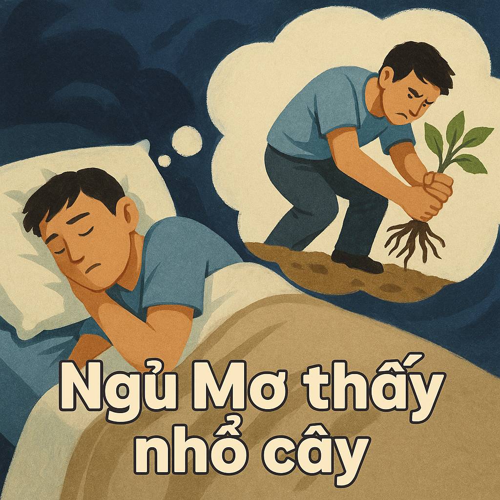 Mơ thấy nhổ cây là điềm gì? Đánh số mấy