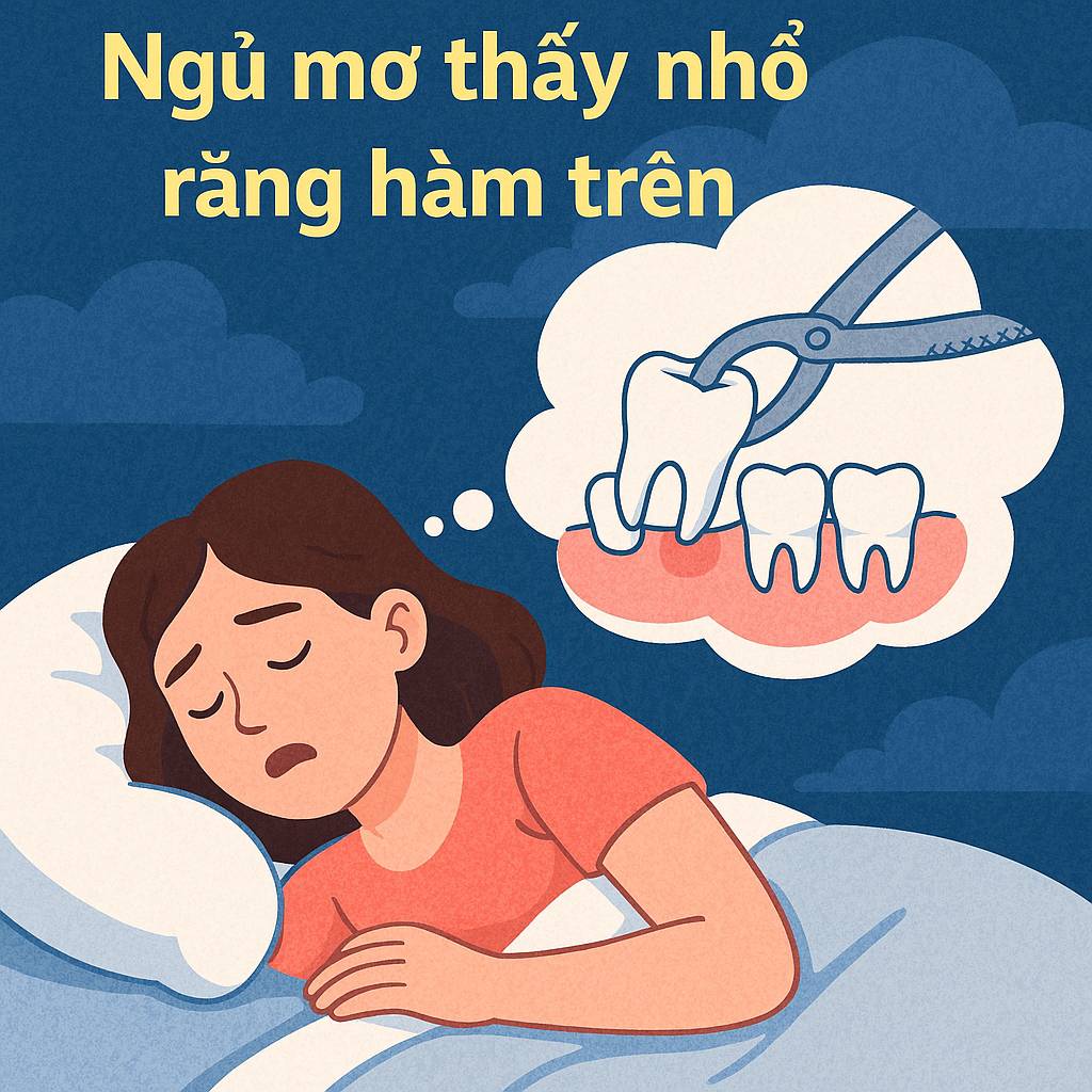 Mơ thấy nhổ răng hàm trên là điềm gì? Đánh số mấy