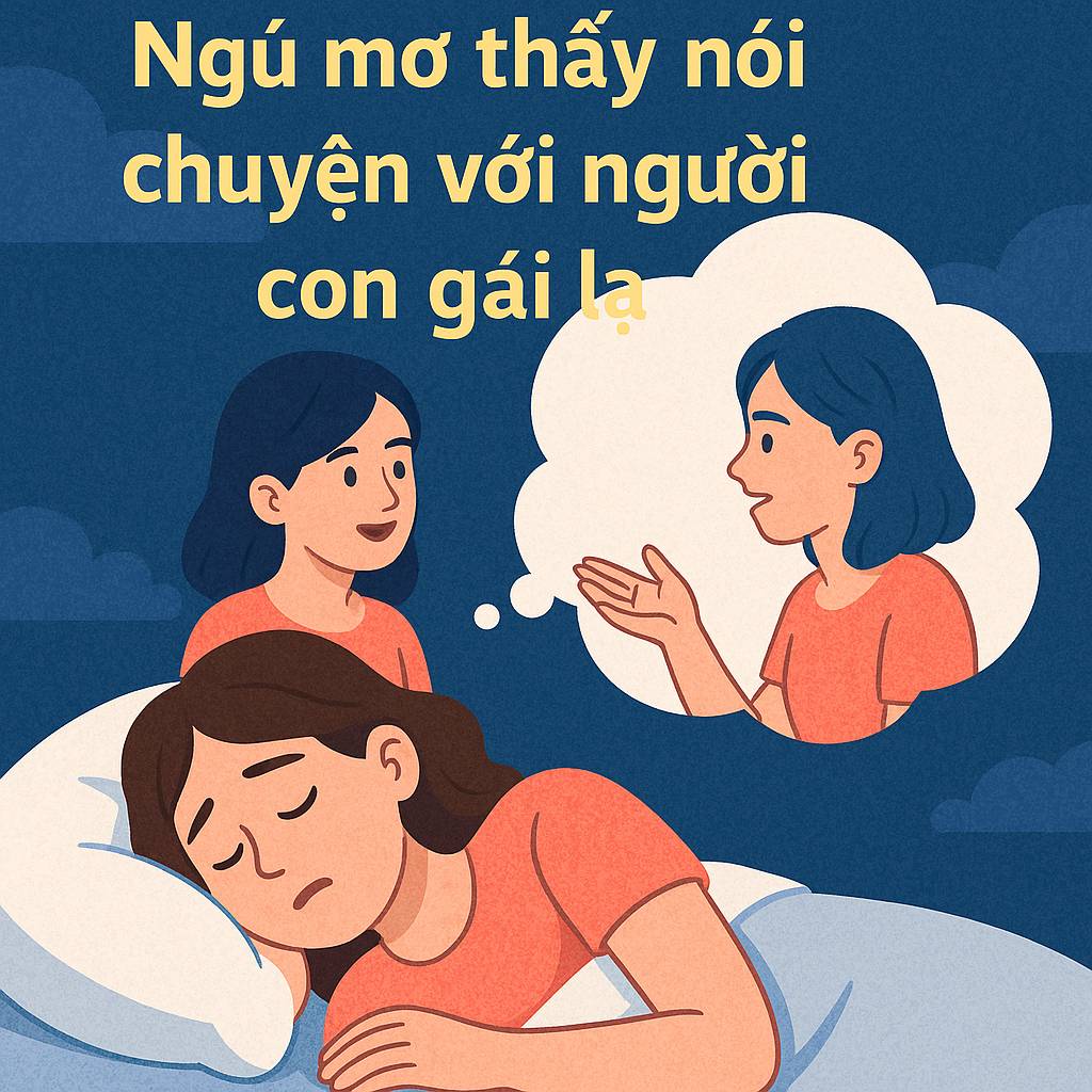 Mơ thấy nói chuyện với người con gái lạ là điềm gì? Đánh số mấy