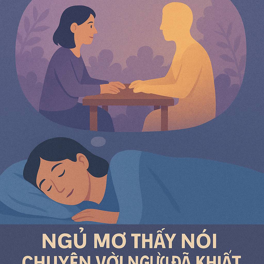 Mơ thấy nói chuyện với người đã khuất là điềm gì? Đánh số mấy