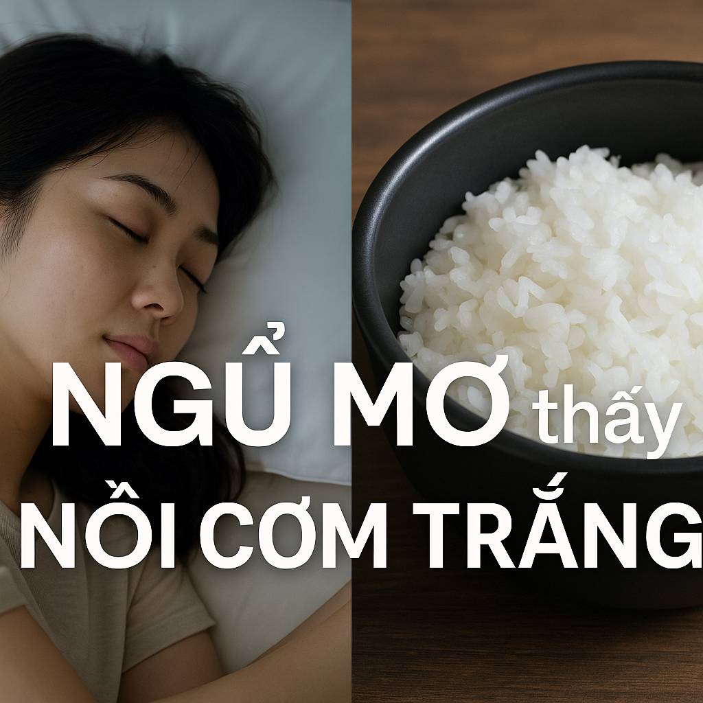 Mơ thấy nồi cơm trắng là điềm gì? Đánh số mấy?