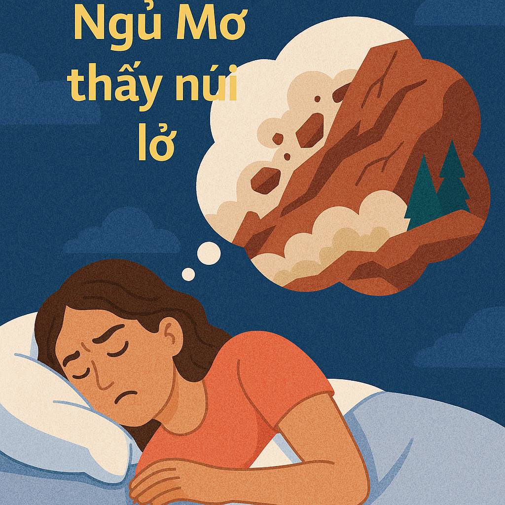 Mơ thấy núi lở là điềm gì? Đánh số mấy