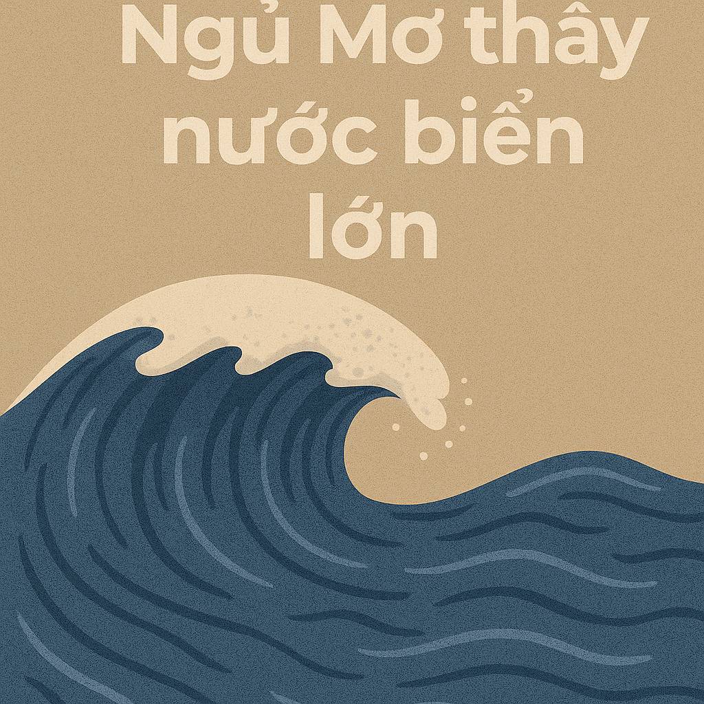 Mơ thấy nước biển lớn là điềm gì? Đánh số mấy?