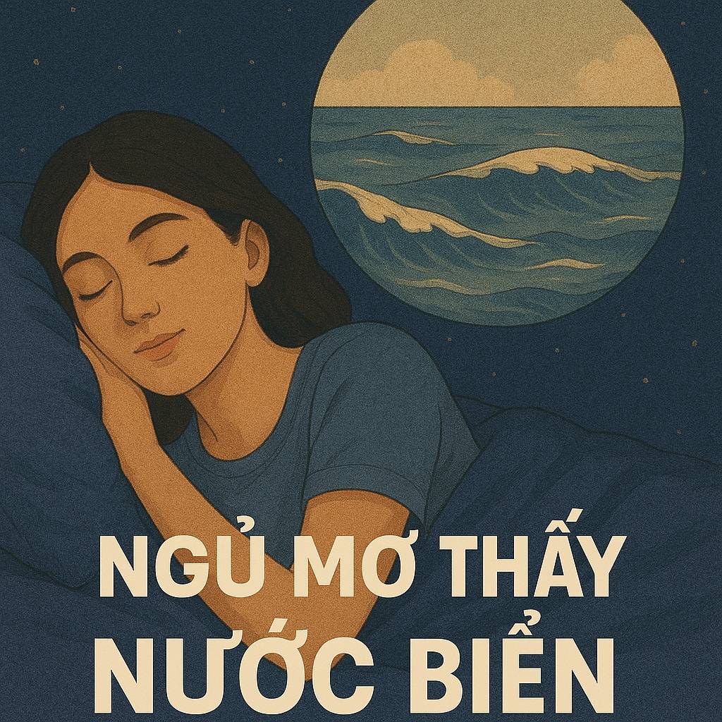 Mơ thấy nước biển là điềm gì? Đánh số mấy