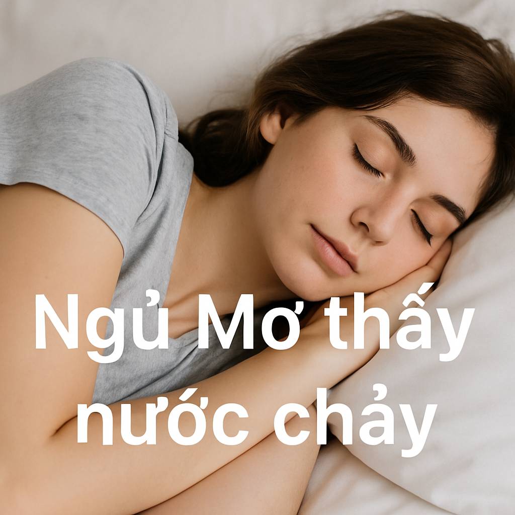 Mơ thấy nước chảy là điềm gì? Đánh số mấy