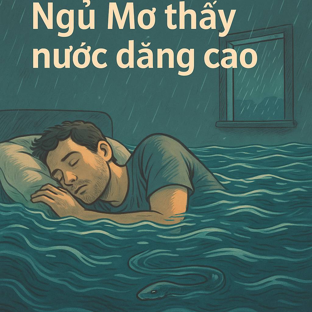 Mơ thấy nước dâng cao là điềm gì? Đánh số mấy?