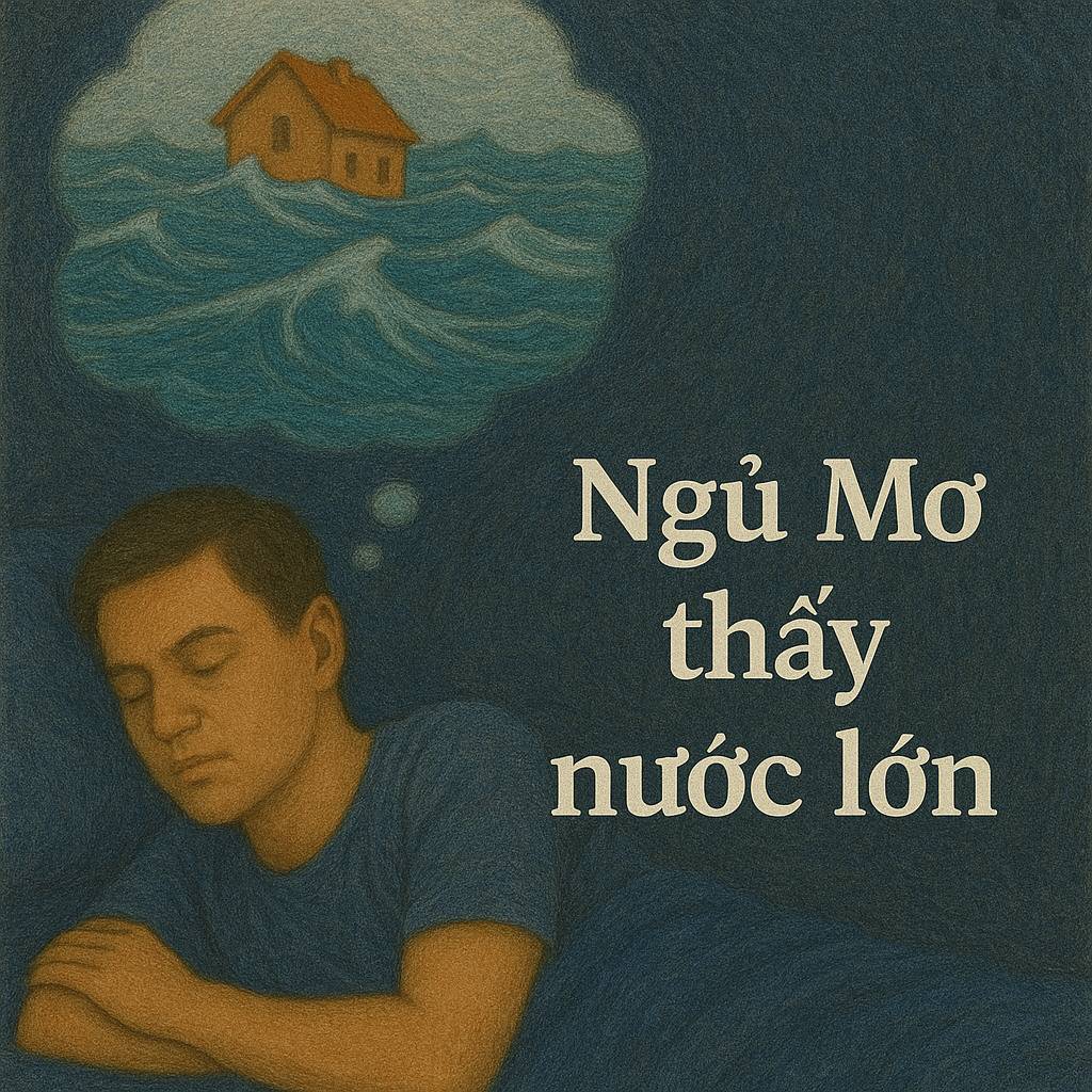 Mơ thấy nước lớn là điềm gì? Đánh số mấy