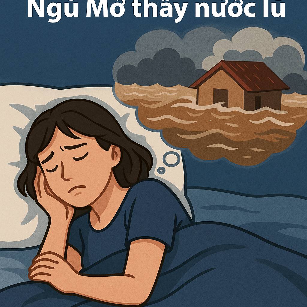 Mơ thấy nước lũ là điềm gì? Đánh số mấy chuẩn nhất?